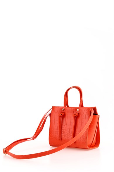 Bella Notte Turuncu Uzun Askılı Çok Şık Zarif Çanta 5007