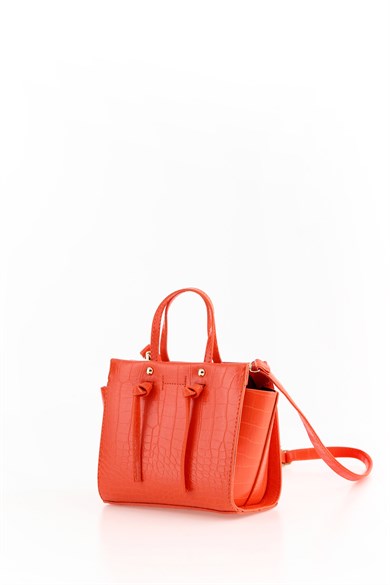 Bella Notte Turuncu Uzun Askılı Çok Şık Zarif Çanta 5007