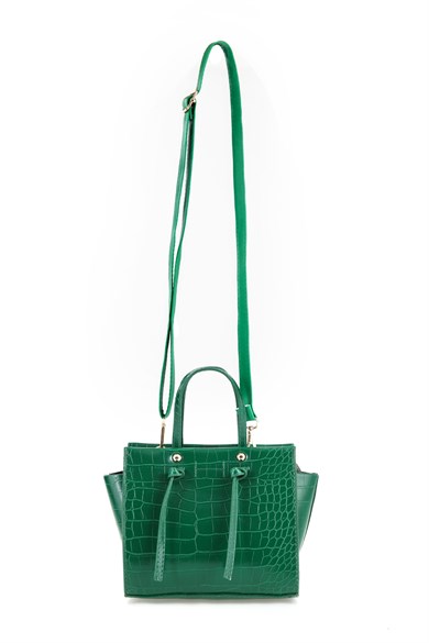 Bella Notte Yeşil Uzun Askılı Çok Şık Zarif Çanta 5007