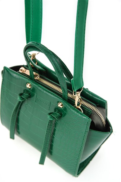 Bella Notte Yeşil Uzun Askılı Çok Şık Zarif Çanta 5007