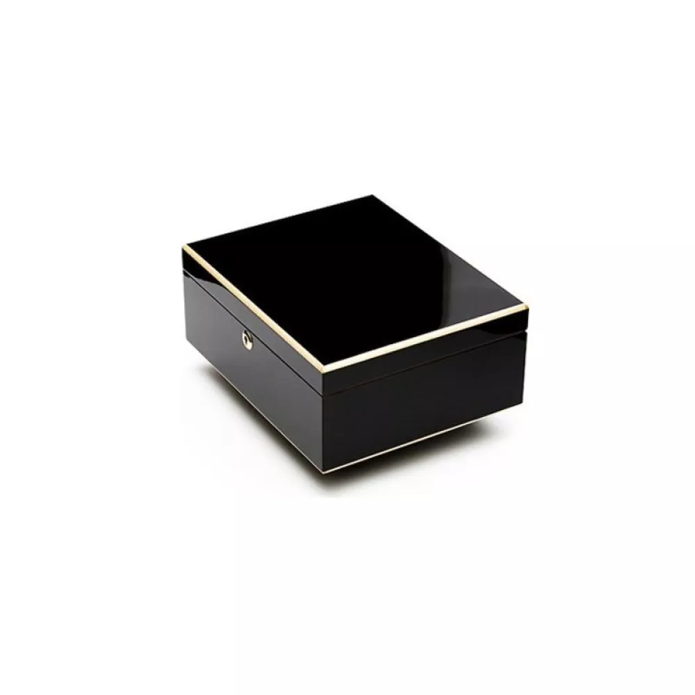 Adorini Milan Deluxe Humidor – Parlak Siyah 75s