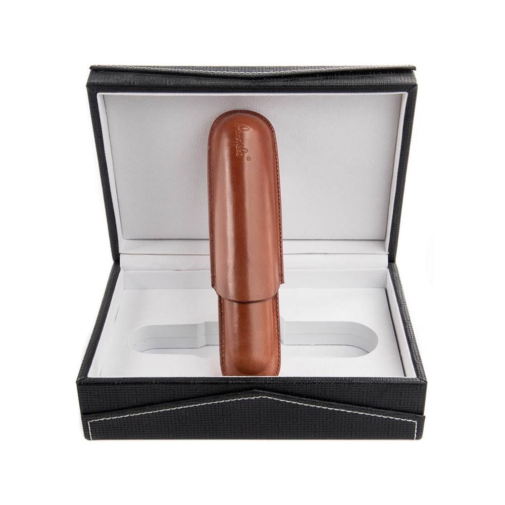 Angelo 1 Puro kapasiteli 76 ring Deri Puro Kılıfı Taba