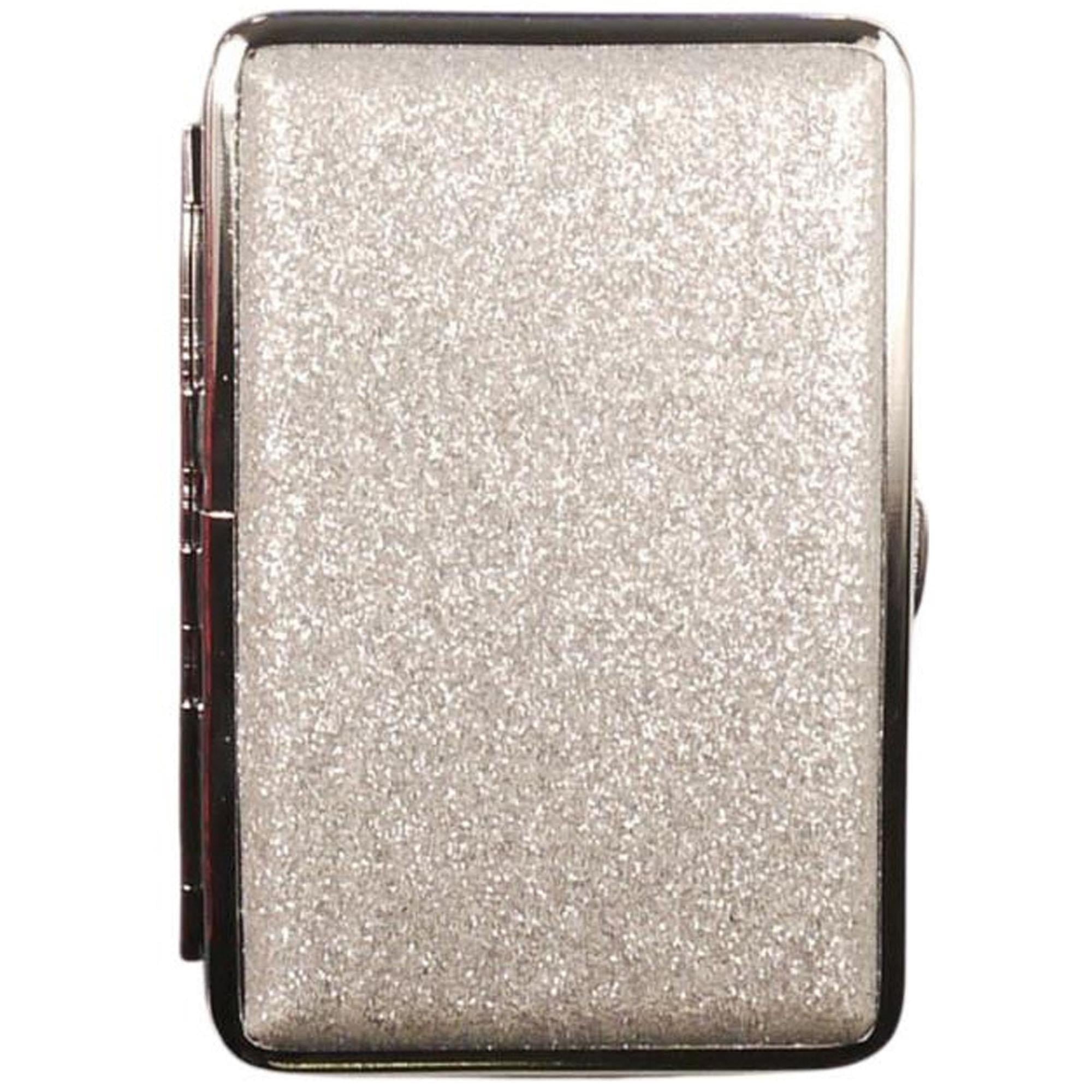 Angelo Parıltılı Slim/Slender Kısa Sigara Tabakası 14lü (Gümüş)