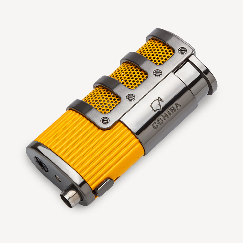 Cohiba Classics Üç Torch Delicili Puro Çakmağı Sarı