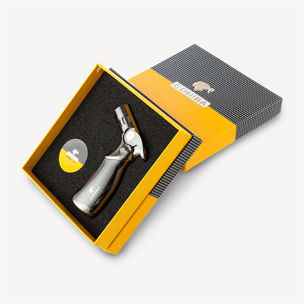 Cohiba Dört Torch Masa Çakmağı Gunmetal