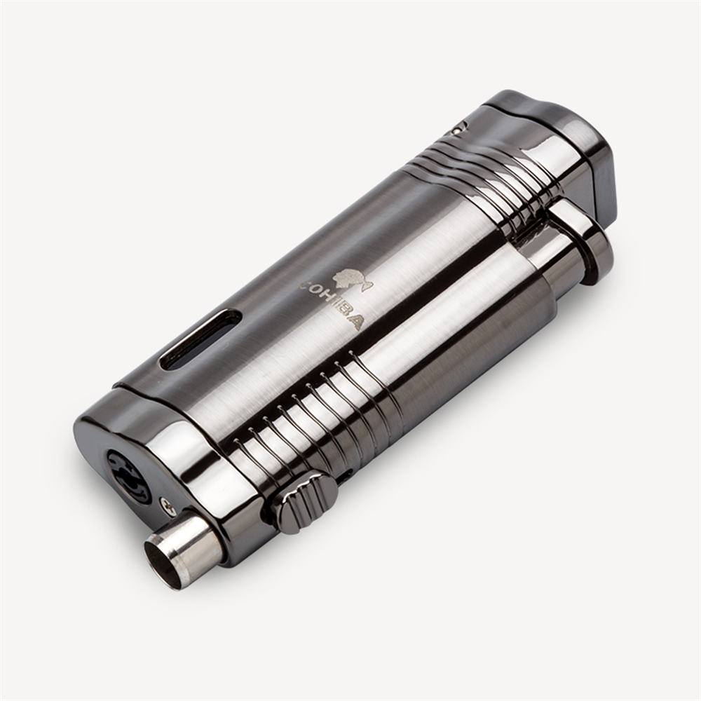 Cohiba Üç Torch Delicili Puro Çakmağı Silver
