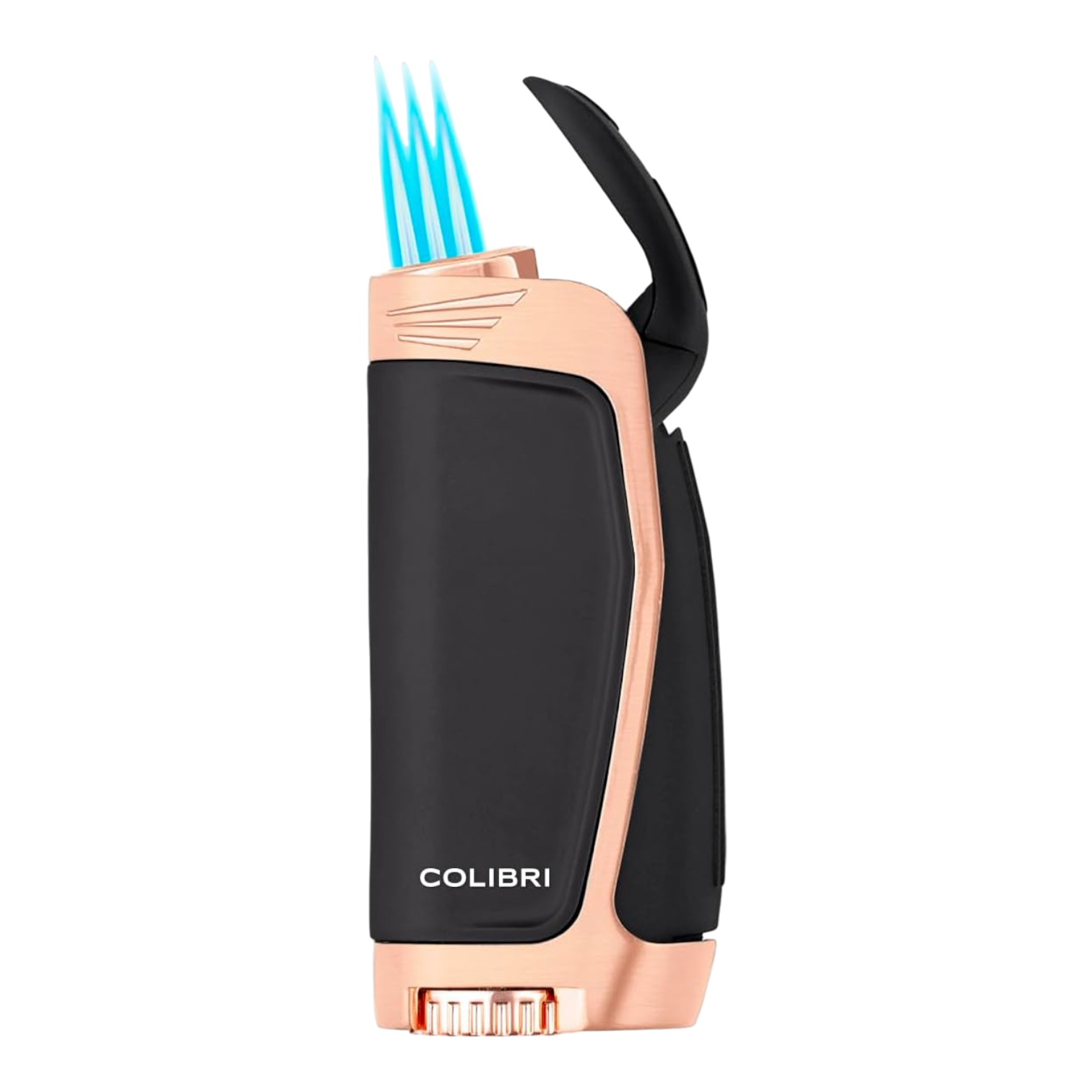 Colibri Enterprise E3 Siyah/Rose Gold Üç Torch Puro Çakmağı