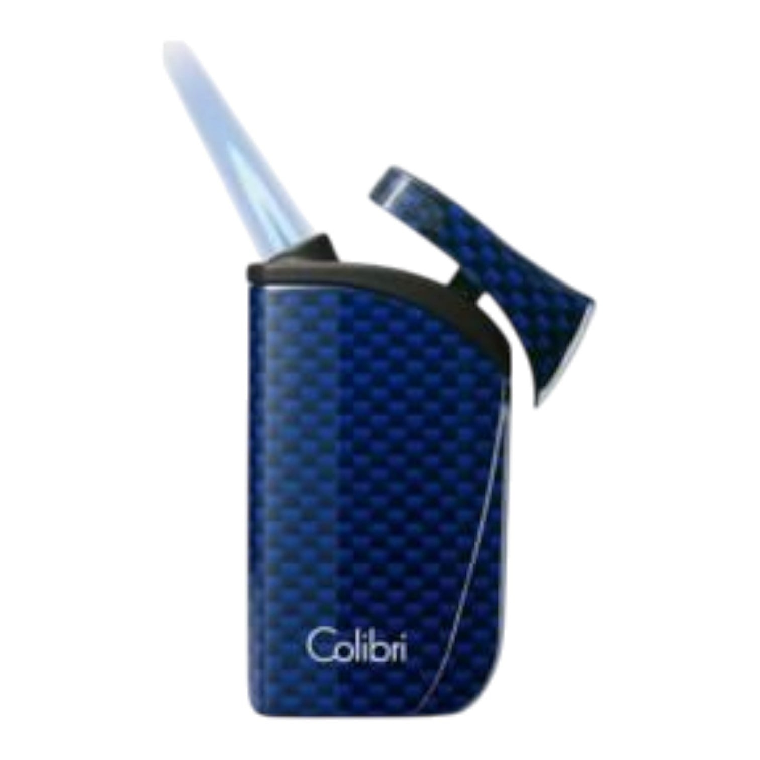 Colibri Falcon Carbon Fiber Navy Blue Üç Torch Puro Çakmağı