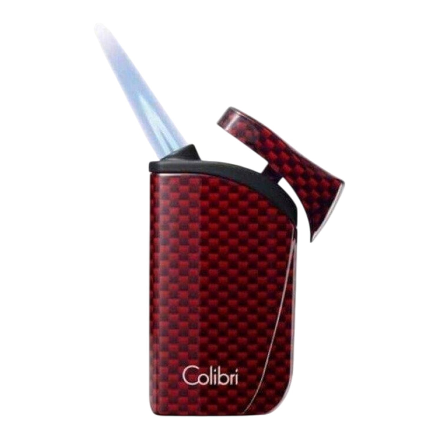 Colibri Falcon Carbon Fiber Claret Red Üç Torch Puro Çakmağı