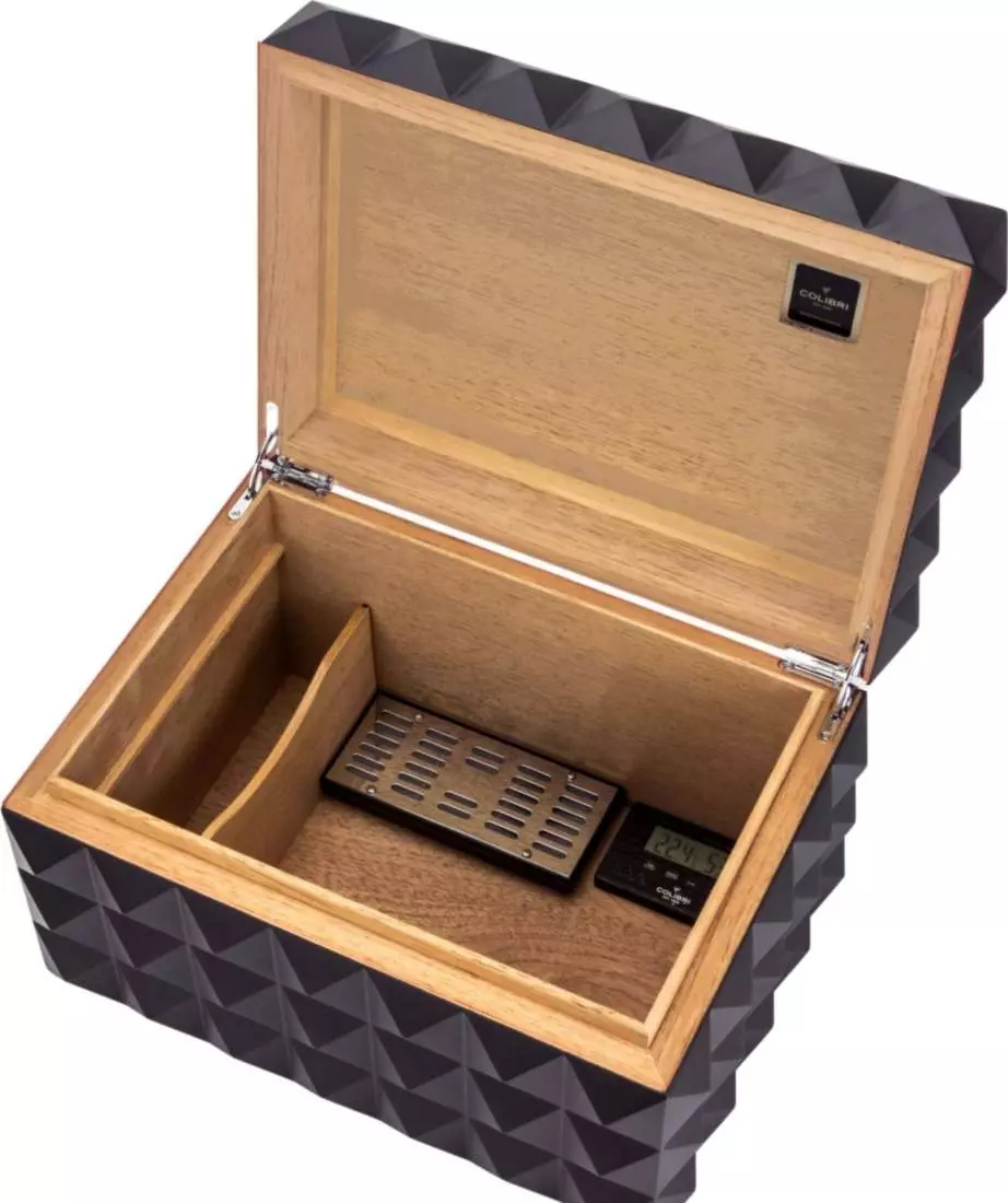 Colibri Grand Quasar Humidor Puro Kutusu HU750T1 Siyah 120s