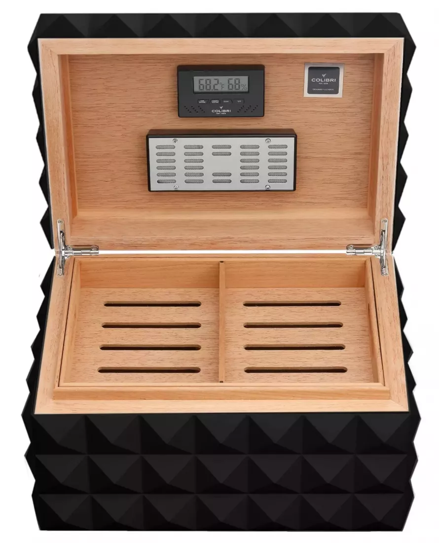 Colibri Grand Quasar Humidor Puro Kutusu HU750T1 Siyah 120s