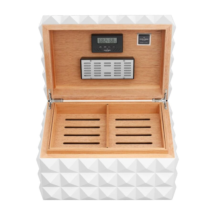 Colibri Grand Quasar Humidor Puro Kutusu HU750T5 Beyaz 120s