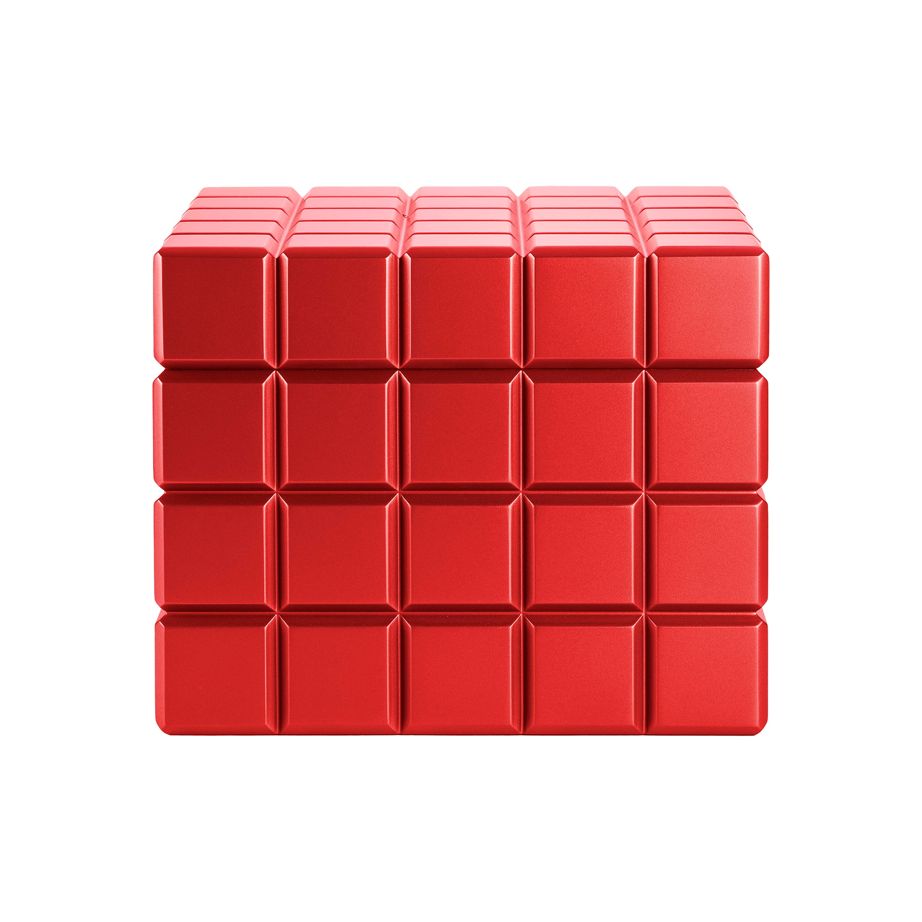 Colibri Heritage Humidor Puro Kutusu Cube Mat Kırmızı 80s
