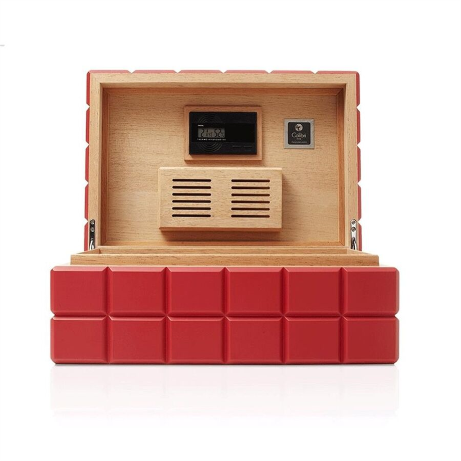 Colibri Heritage Humidor Puro Kutusu HU500T2 Mat Kırmızı 125s