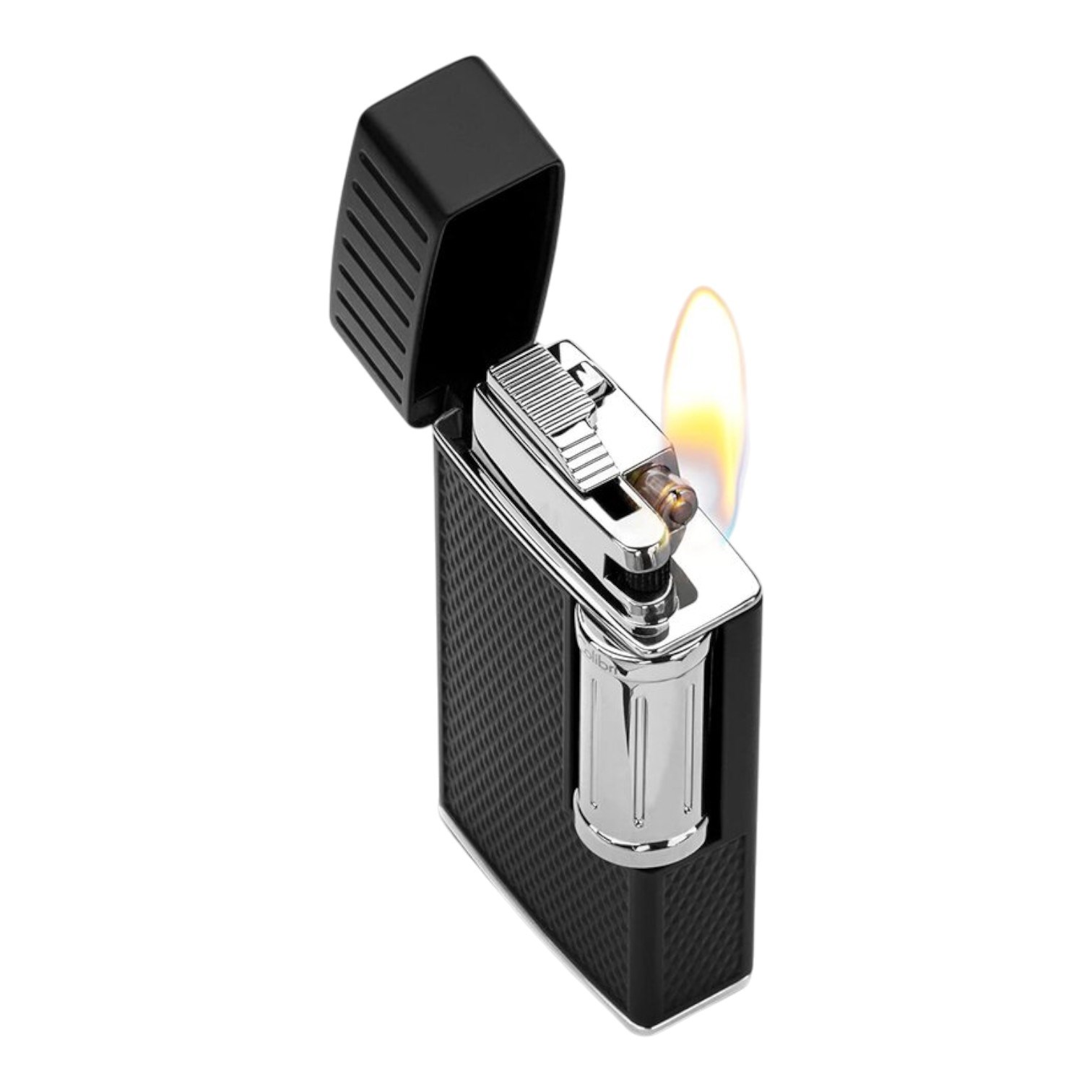 Colibri Julius Koyu Mavi/Krom Çift Alevli Puro Çakmağı