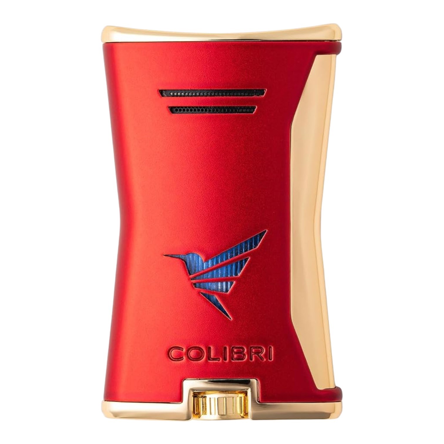 Colibri Slim Kırmızı/Gold Tek Alevli Puro Çakmağı