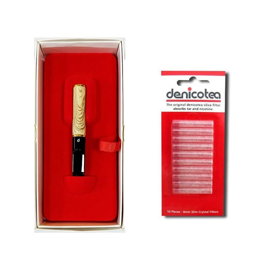 Denicotea Nice 25100 Karbon Filtreli 6m Lüks Sig.Ağızlığı S-Wood