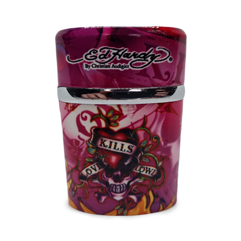 Ed Handy Özel Tasarım Çift Torch Masa Çakmağı Mor