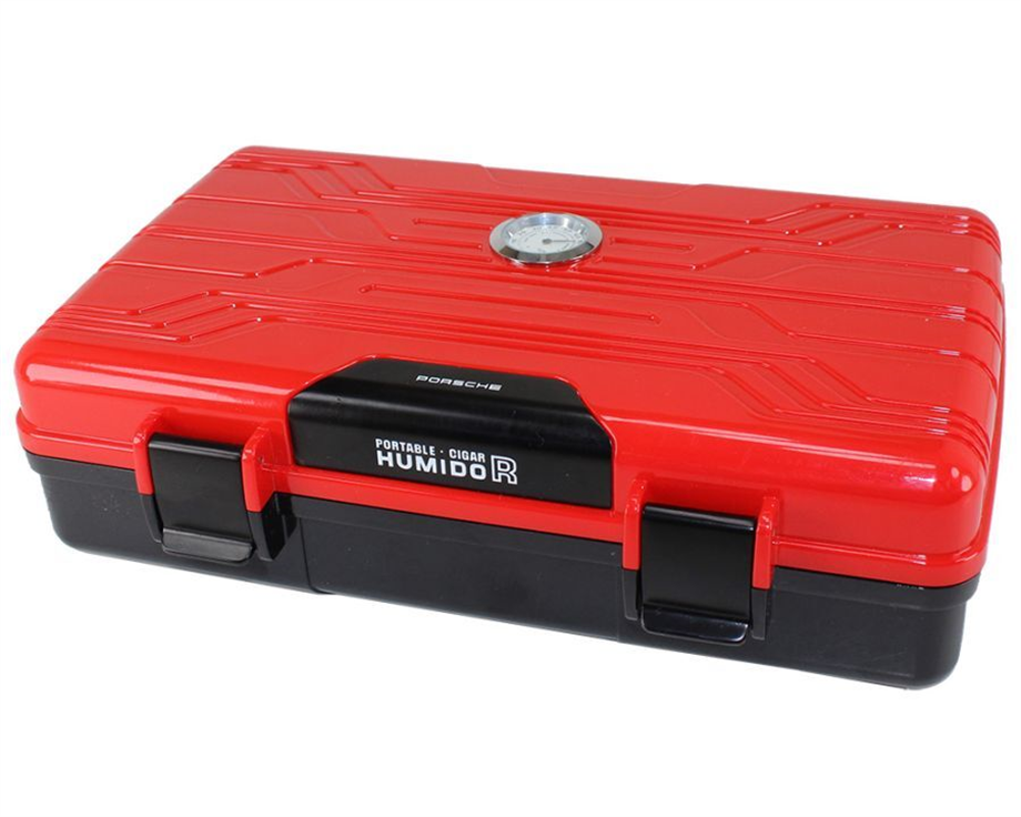 Jifeng Seyahat Tipi Puro Kutusu Humidor Kırmızı (10Cigar)