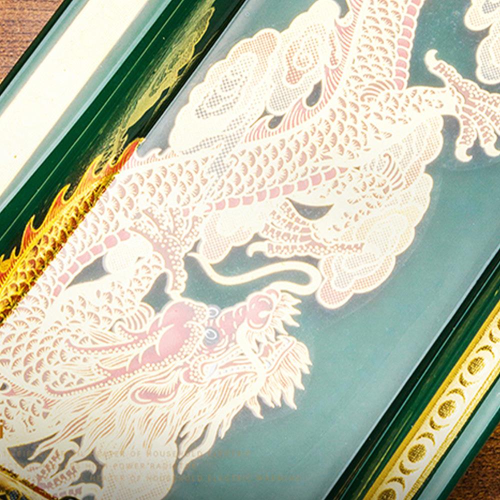 Lubinski Elegant Dragon İkili Dikdörtgen Puro Küllüğü Yeşil