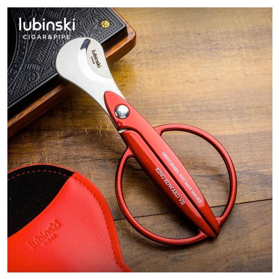 Lubinski King Edward Puro Makası Kırmızı(60Ring)