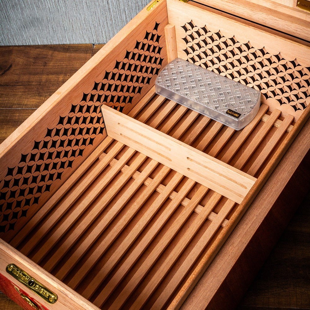 Lubinski Limited Edt.Year Of Horse Puro Kutusu Humidor 120s Kahve