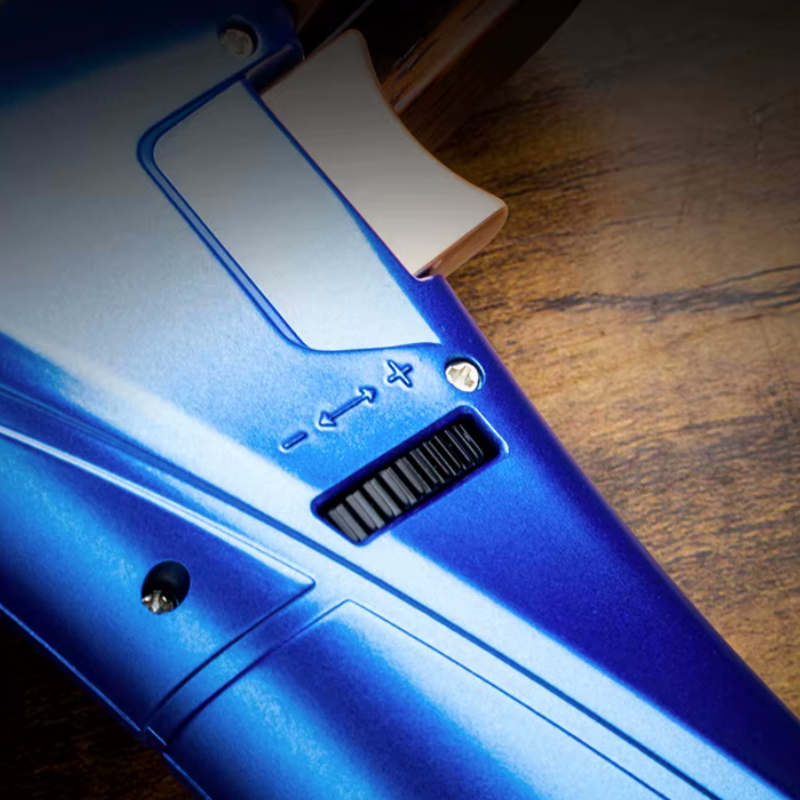 Lubinski New Design Çok Fonksiyonlu Tek Torch Büyük Masa Tipi Puro Çakmağı Blue Ice