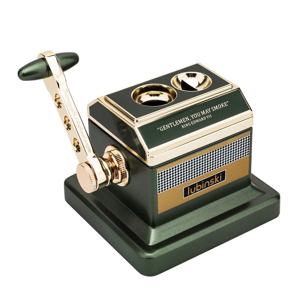 Lubinski Vintage Special Edt. Metal Masa Puro Kesici Giyotin Double Cutter Yeşil