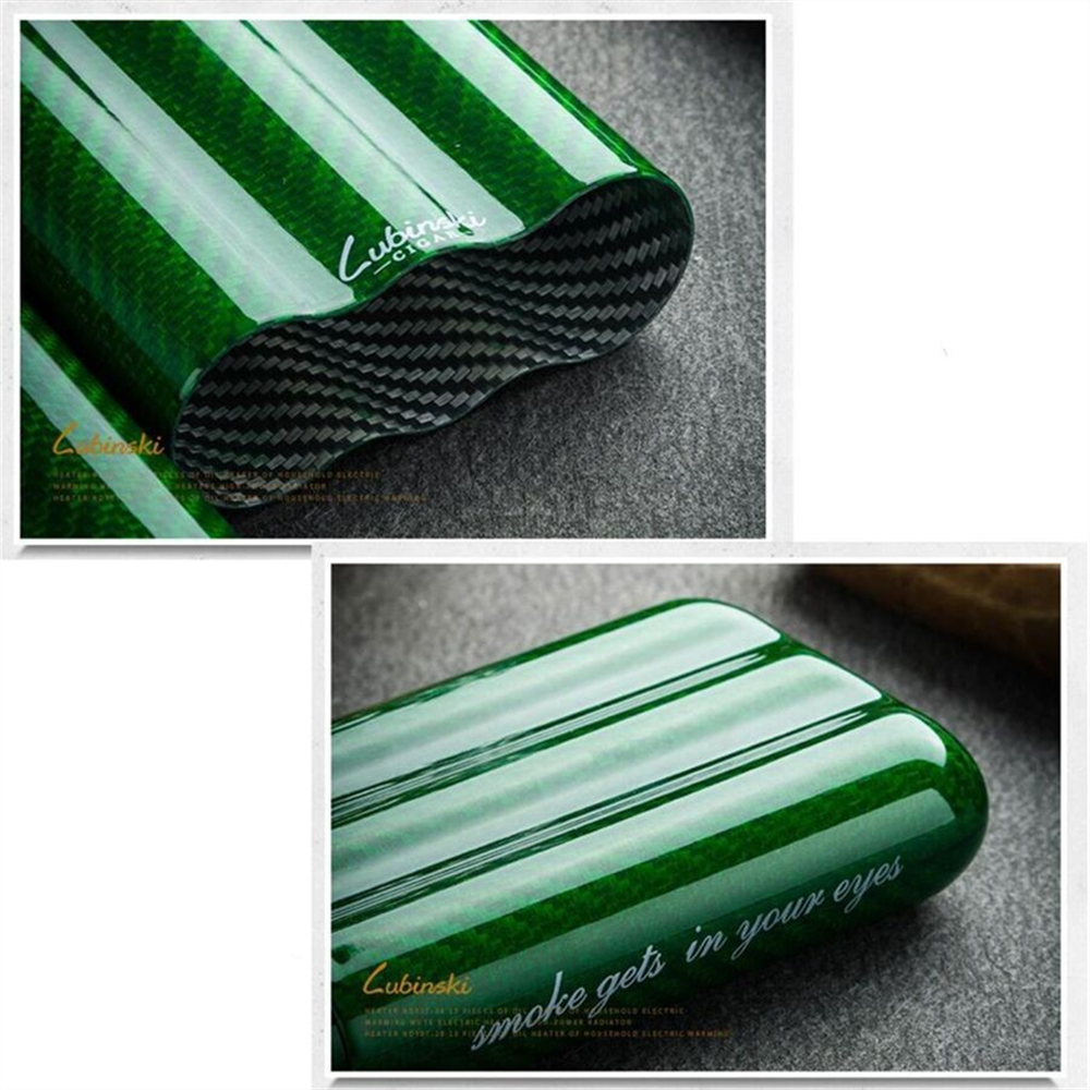 Lubinski Yeni CarbonFiber Puro Kılıfı Yeşil 3lü (60Ring)