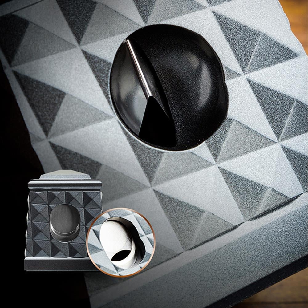 Lubinski Yeni Seri Special Edt. Metal Masa Puro Kesici Giyotin Double Cutter Gri  