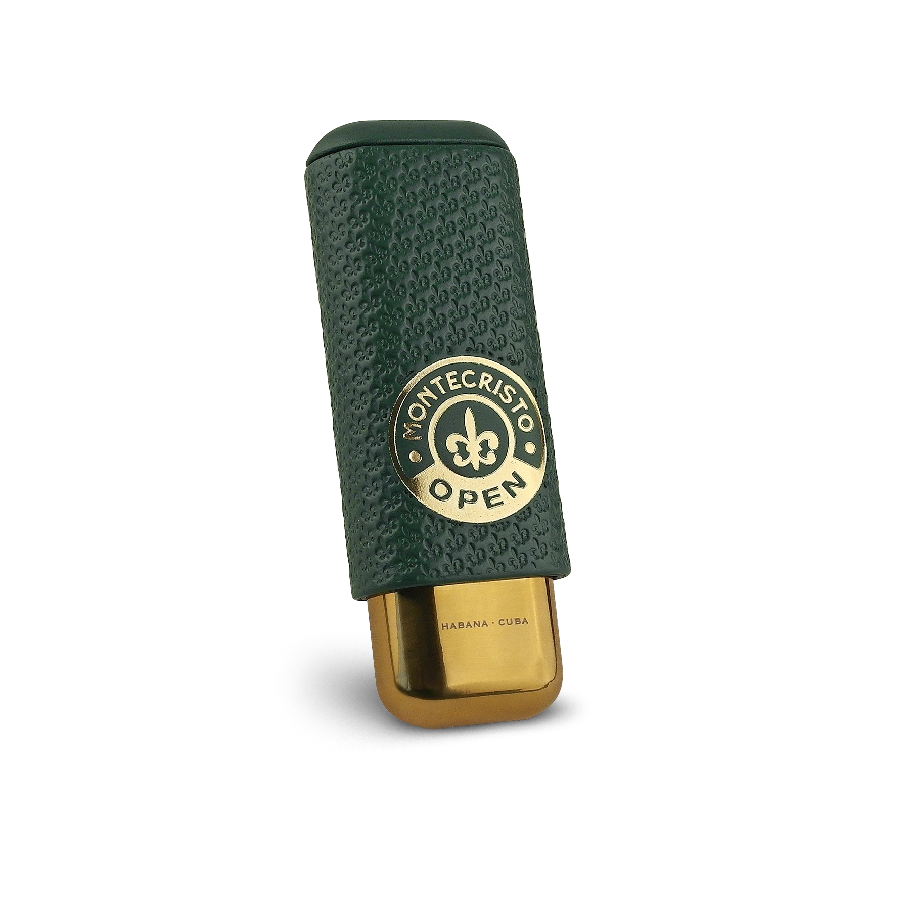 Montecristo Open Metal Base Gerçek Deri Puro Kılıfı İkili 64 Ring