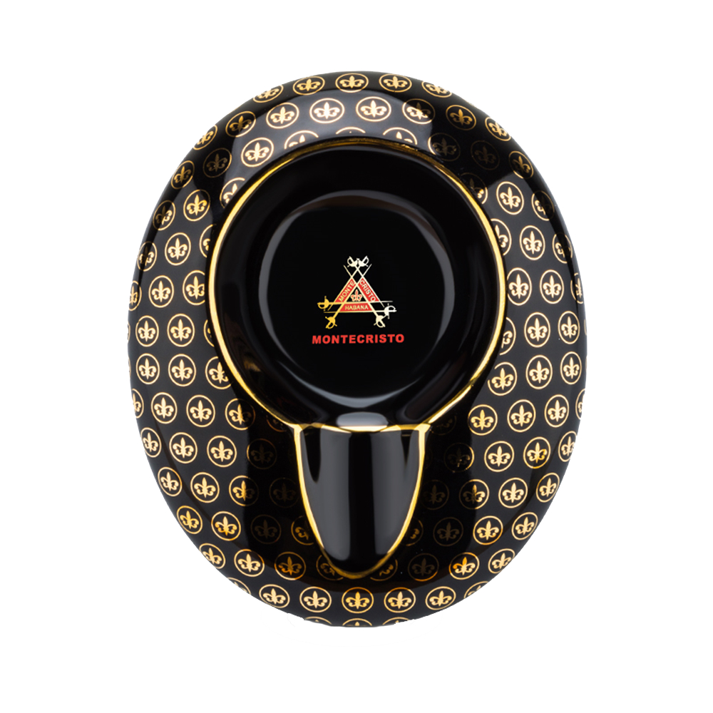 Montecristo Tekli Oval Seramik Puro Küllüğü Siyah
