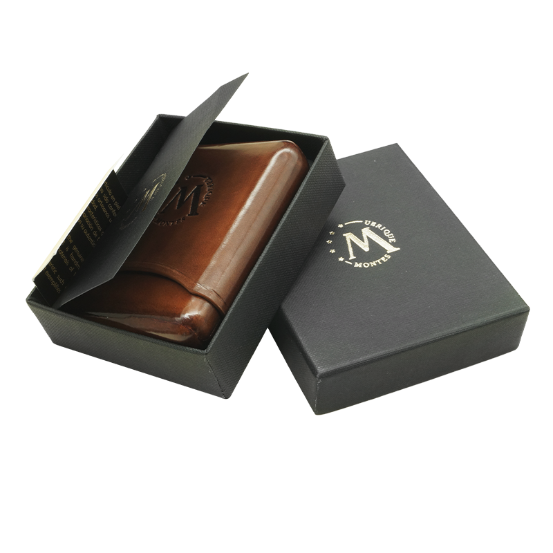 Montes Gerçek Deri El Yapımı Toscano Puro Kılıfı Dörtlü (36 Ring) Roma