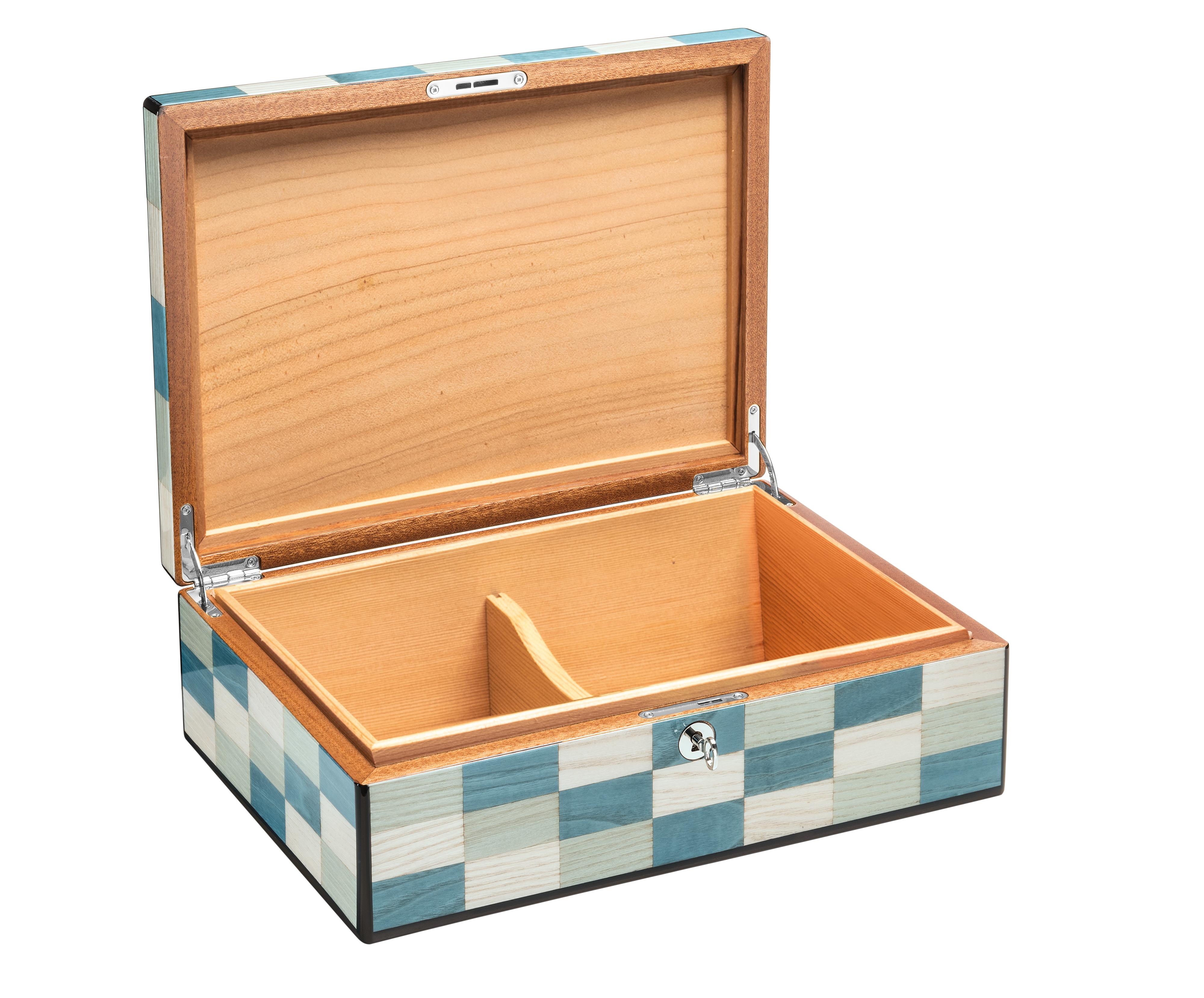 Morici Collection Italy Handmade Humidor Puro Kutusu - Venezia Collection- Laguna