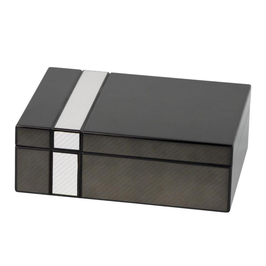Passatore Karbon Sedir Humidor Puro Seti Siyah 20s