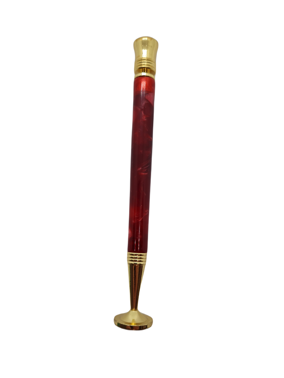 Pipo Tamper Slim (Sıkıştırıcı ve Temizleyici) Kırmızı/Gold