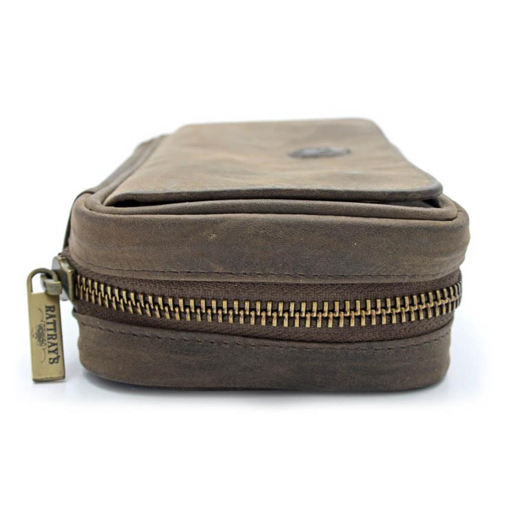 Rattrays Peat Pipe Bag 1 Kahve Deri Pipo Çantası