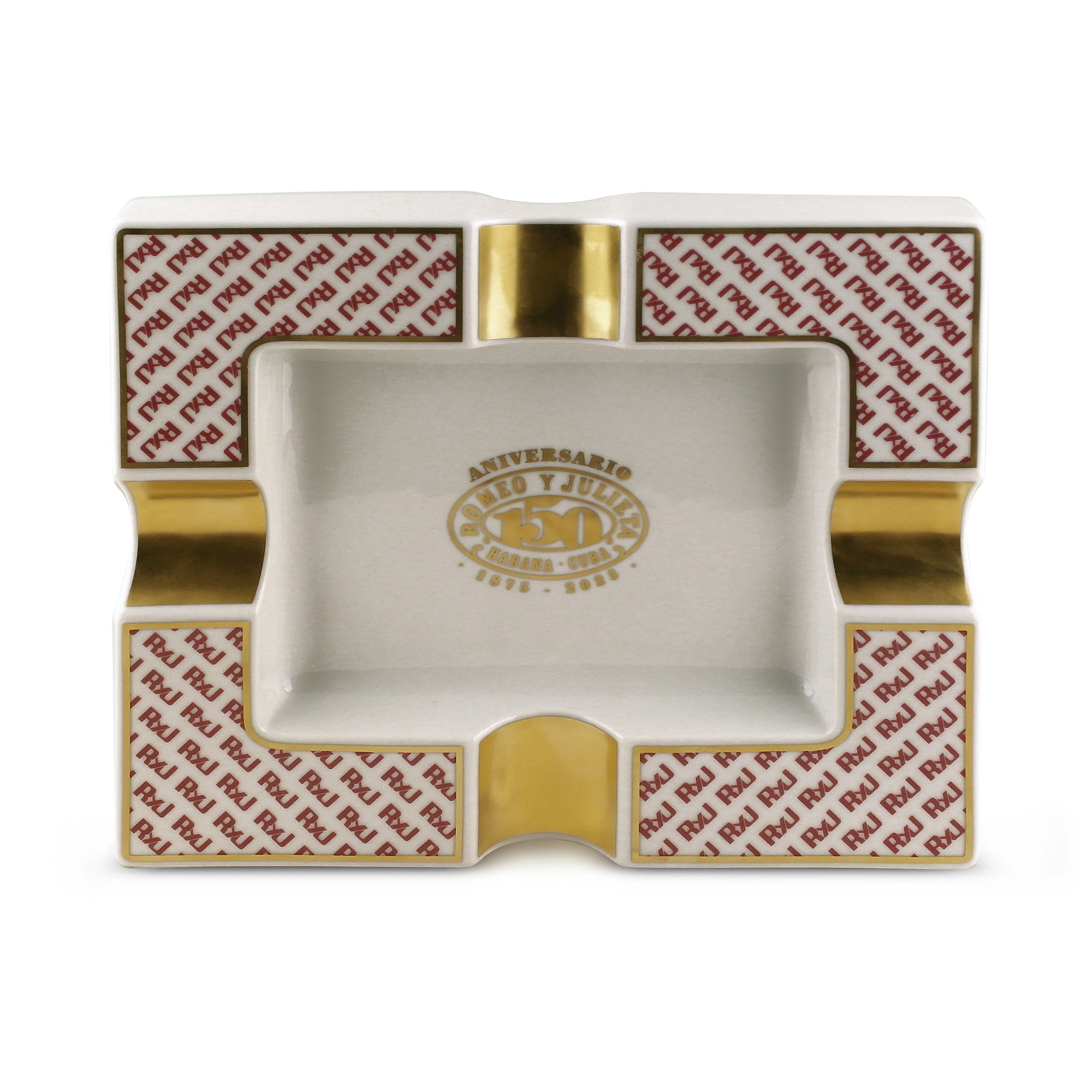Romeo y Julieta 150th Anniversary Büyük Porselen Puro Küllüğü 4lü