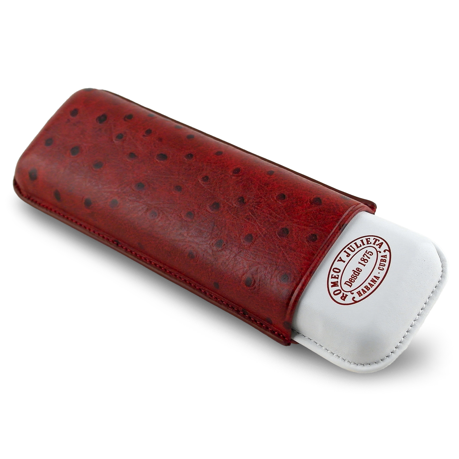 Romeo y Julieta Gerçek Deri Puro Kılıfı İkili 64 Ring - Kahve
