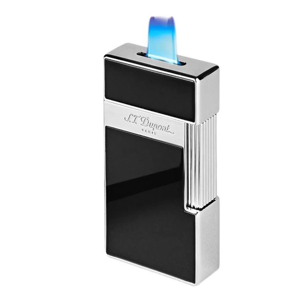 S.T. Dupont BQ Big D Chrome Shiny Black Lacquer Çakmak 25001