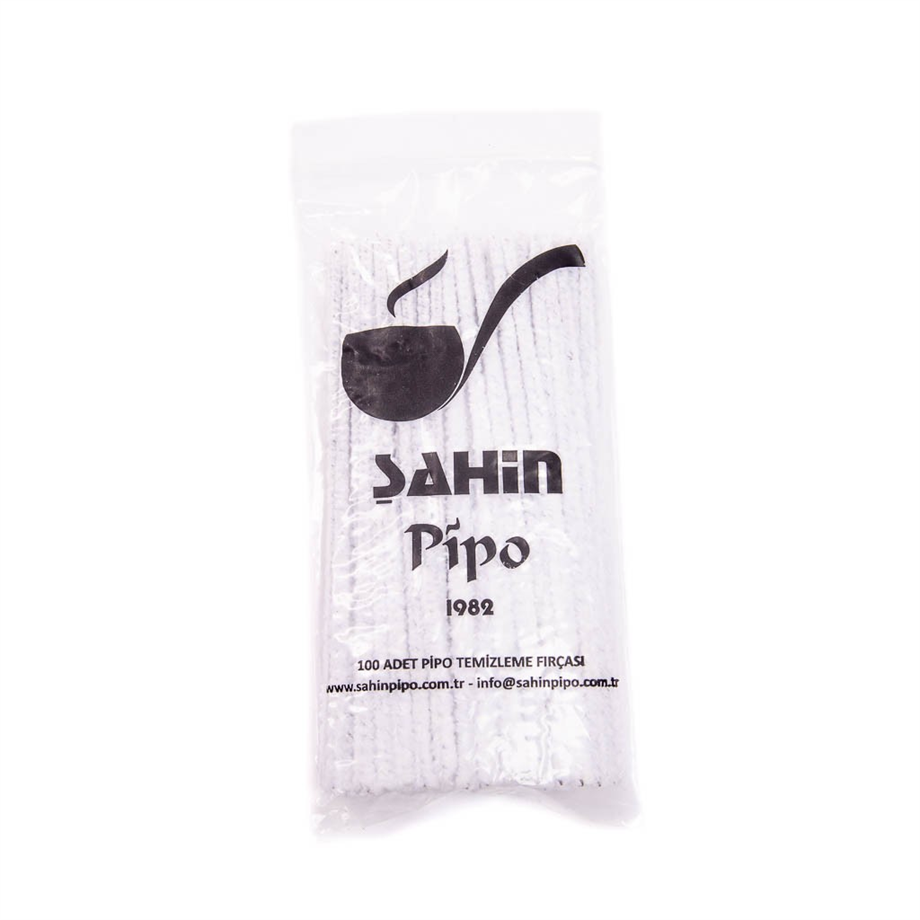 Şahin Pipo Temizleme Fırçası 100lü Beyaz