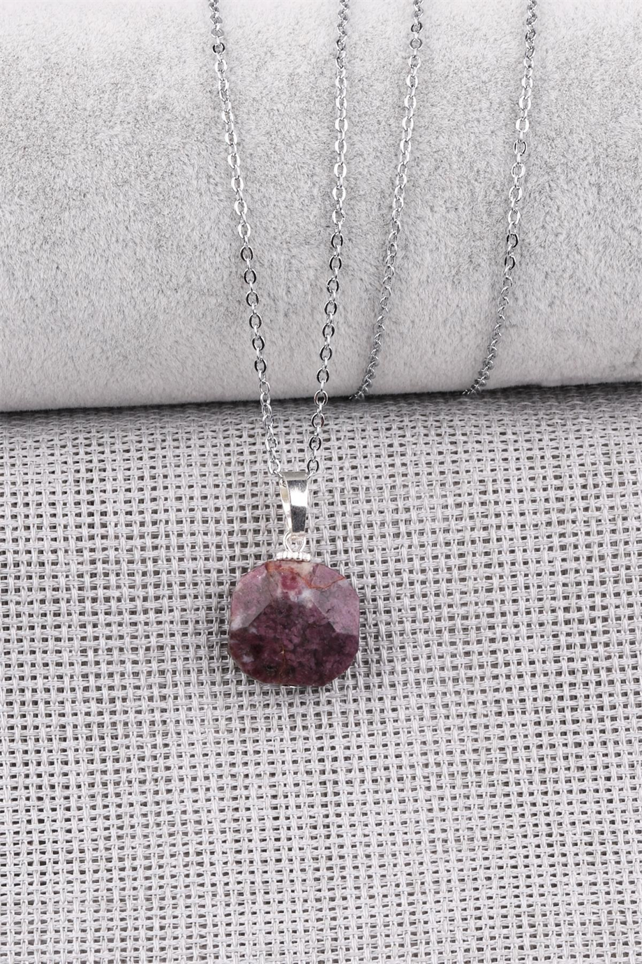 Turmalin Doğal Taş Kolye