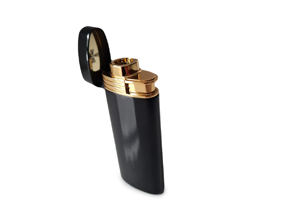 Windmill Tek Torch Siyah Gold Puro Çakmağı(Outlet)