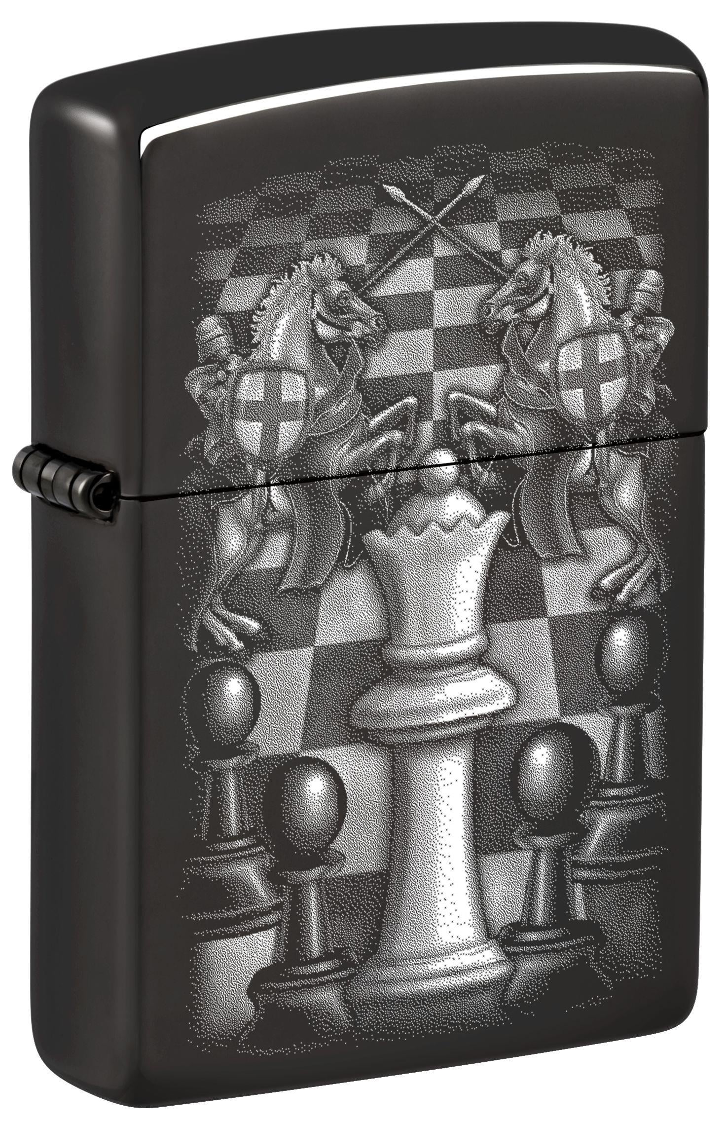 Zippo Chess Design Ebony Çakmak