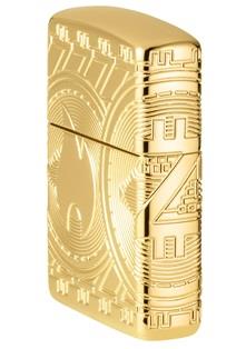 Zippo Currency High Polish Gold Plate Çakmak