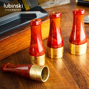  Lubinski 4lü 4 Boy Puro Ağızlığı Kahve-Gold (42-57 Ring)