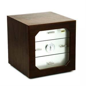 Adorini Chianti-M Deluxe Humidor – Ceviz & Alüminyum 125s