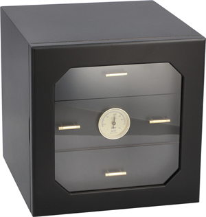 Adorini Chianti-M Deluxe Humidor – Matt Black 125s