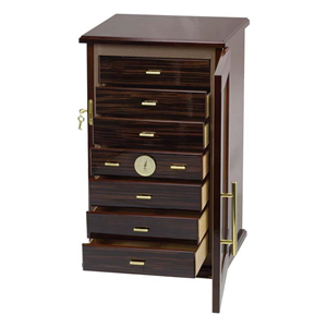 Adorini Grande Deluxe Humidor Kabini – Parlak Abanoz 230s