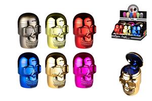 Angelo Led Işıklı Araç Araba Küllüğü Kurukafa Mavi